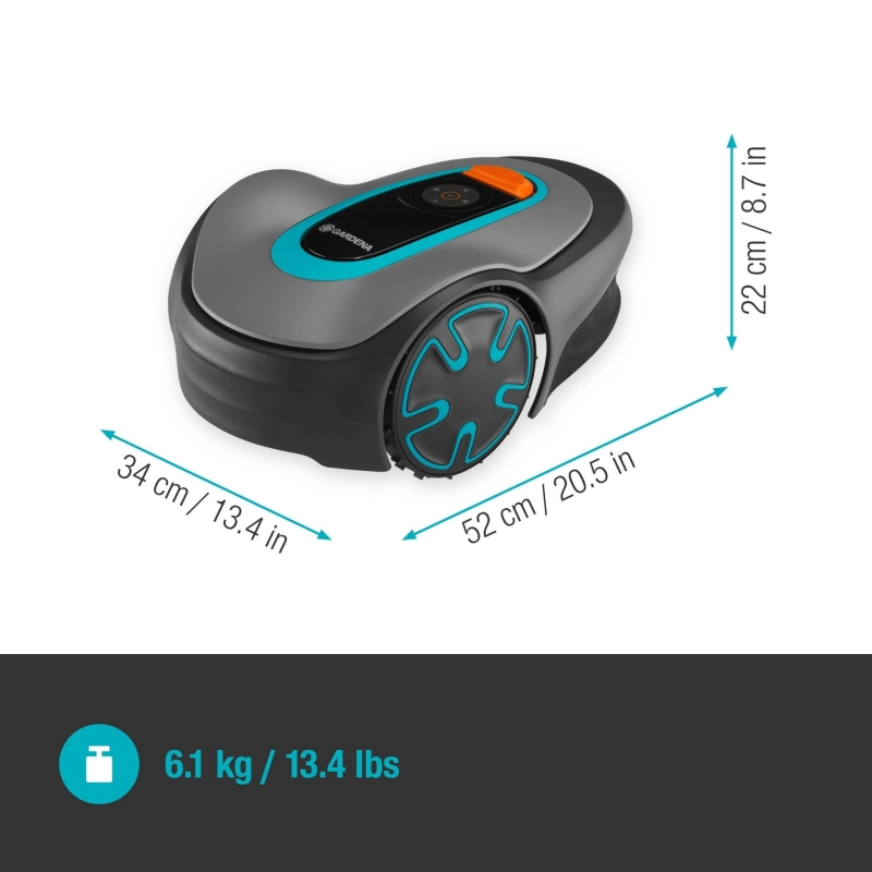 Robotmaaier SILENO minimo, 250 m², met Bluetooth®